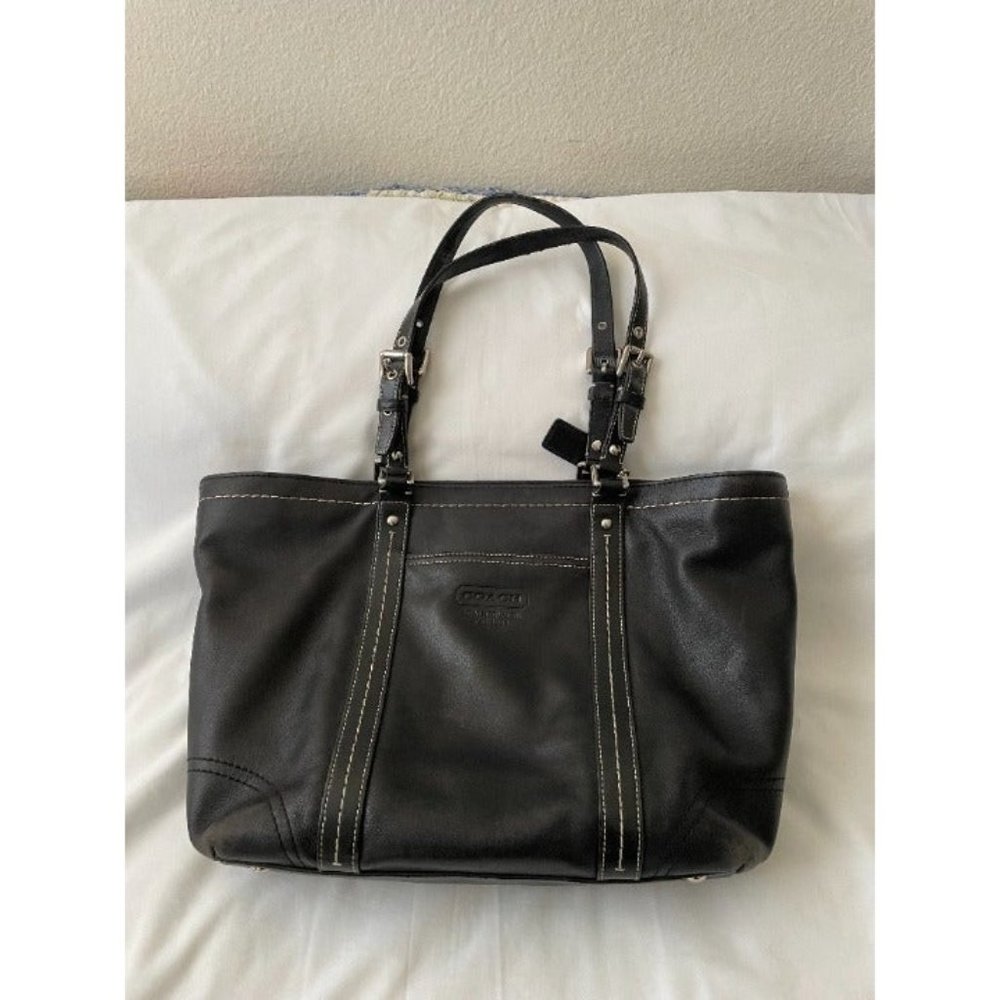 Coach Black Bag Purse Certified Authentic, Great Condition! Free Shipping!